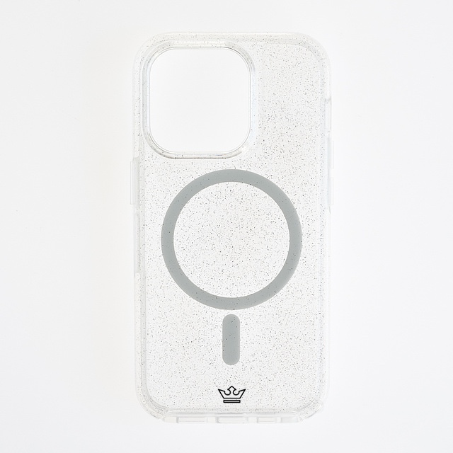 Estuche el rey symmetry con magsafe iphone 14 pro color transparente / glitter