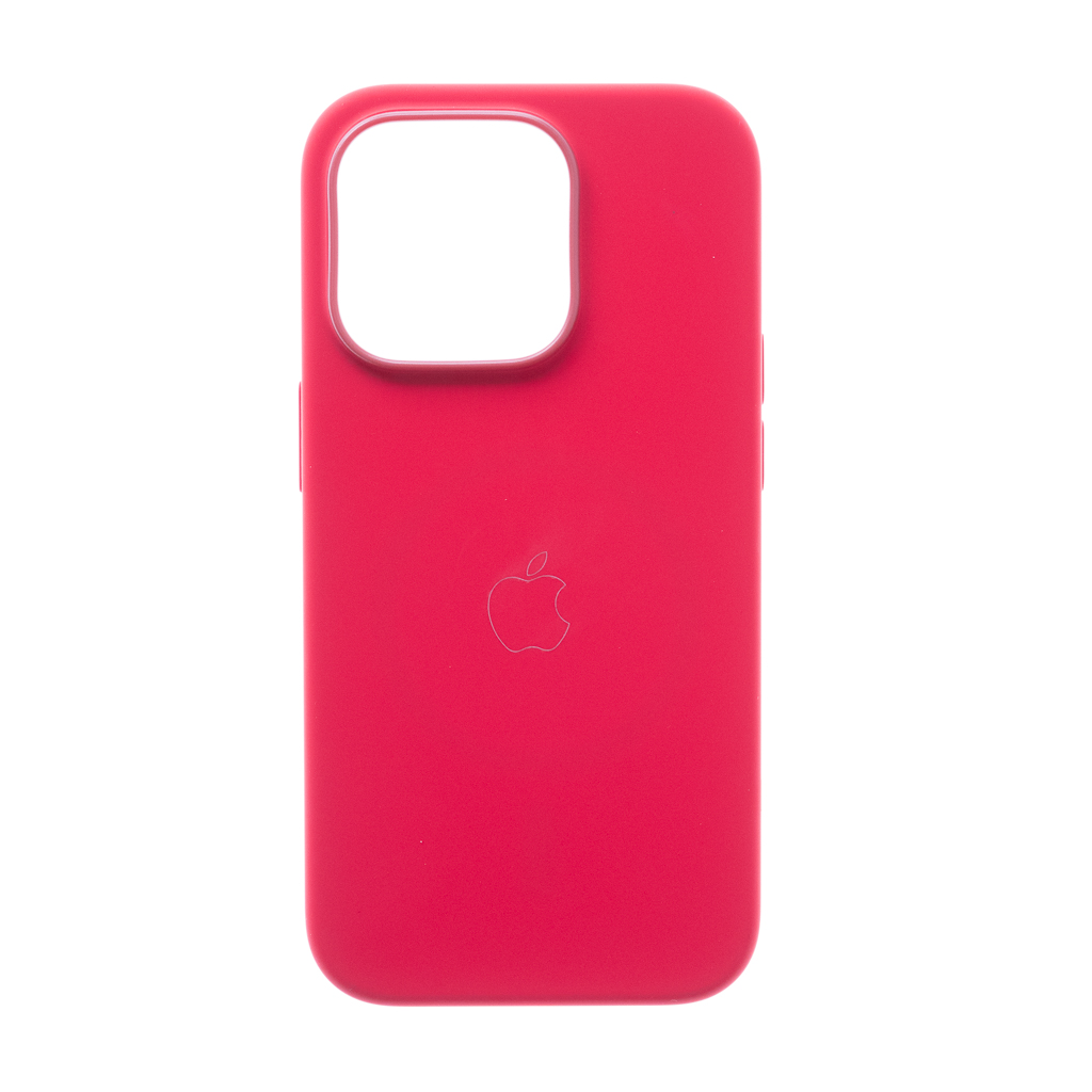 Estuche el rey silicon case magsafe iphone 14 pro color rojo