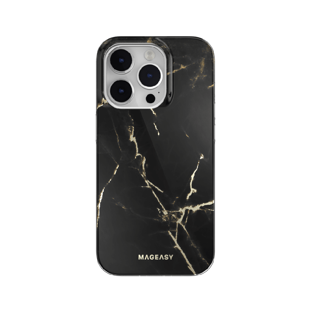 Estuche switcheasy marble for 2022 iphone 14 pro pearl color negro perla