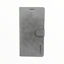 Estuche lc imeeke folio libreta con porta tarjeta iphone xr (6.1) color gris