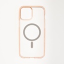 Estuche spigen magsafe marco iphone 12 / pro 6.1 color transparente / rosado