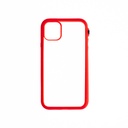 Estuche catalyst impact iphone 11 pro max transparente de atray marco color rojo