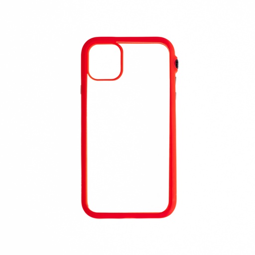 [07-129-046-0002-0189] Estuche catalyst impact iphone 11 pro max transparente de atray marco color rojo