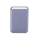 Accesorios apple wallet de cuero com magsafe lila iphone 12