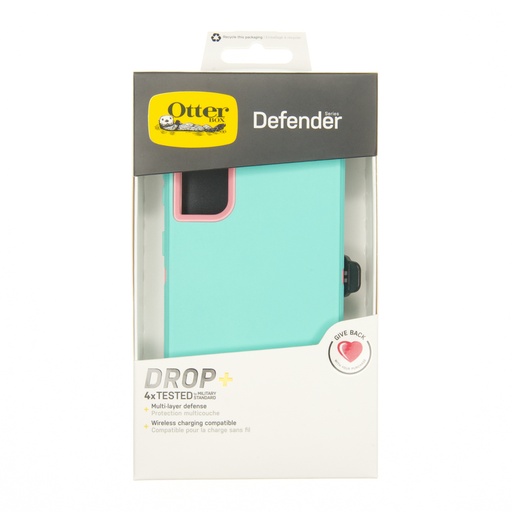 [07-024-028-0033-0131] estuches proteccion otterbox defender samsung note 20 color turquesa / rosado