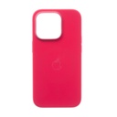 Estuche el rey silicon case magsafe iphone 14 plus color rojo