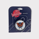 Accesorio grip clip holder mariposa anaranjada con fondo menta color menta / naranja / rojo