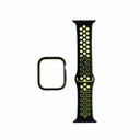 Accesorio generico pulsera nike con bumper apple watch 40 mm color negro / verde